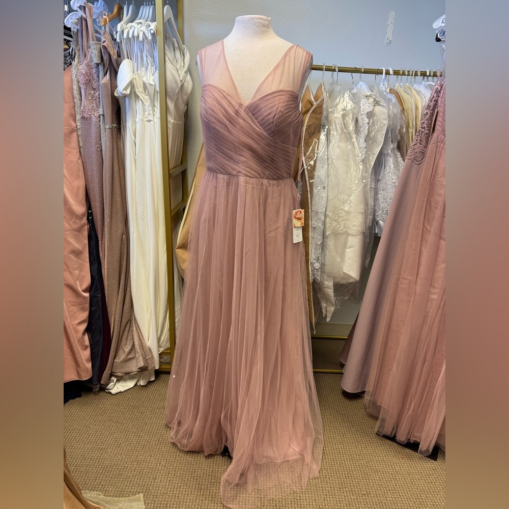 Elegant Blush Pink Evening Gown ET320
